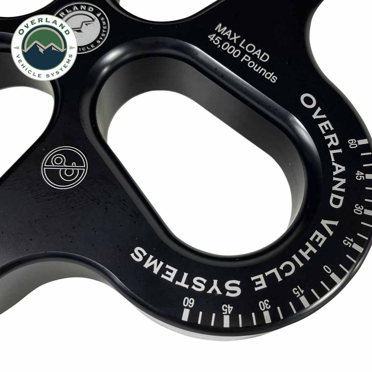 Overland Vehicle Systems R.D.L. 8" Recovery Distribution Link | 45,000 lb. Black