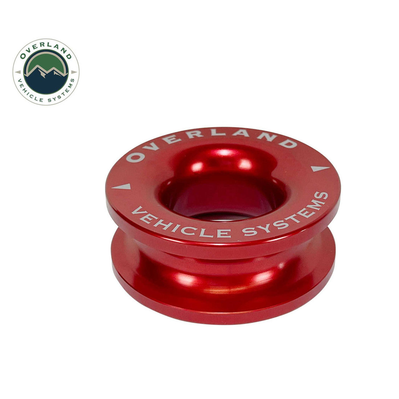 Overland Vehicle Systems Recovery Ring 2.5" | 10,000 lb. Red with Storage Bag