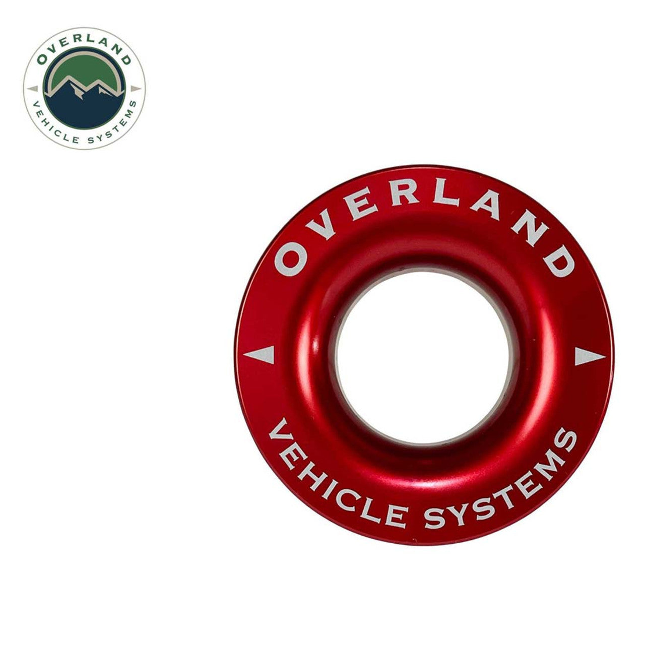 Overland Vehicle Systems Recovery Ring 2.5" | 10,000 lb. Red with Storage Bag