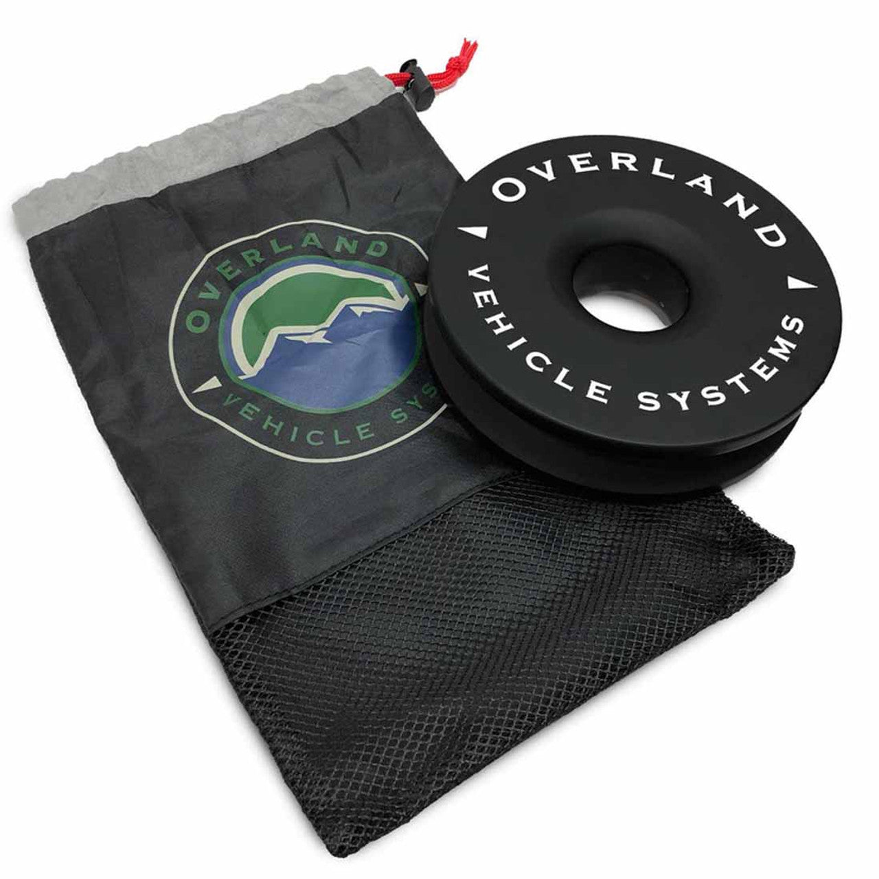 Overland Vehicle Systems Recovery Ring 6.25" | 45,000 lb. Black With Storage Bag