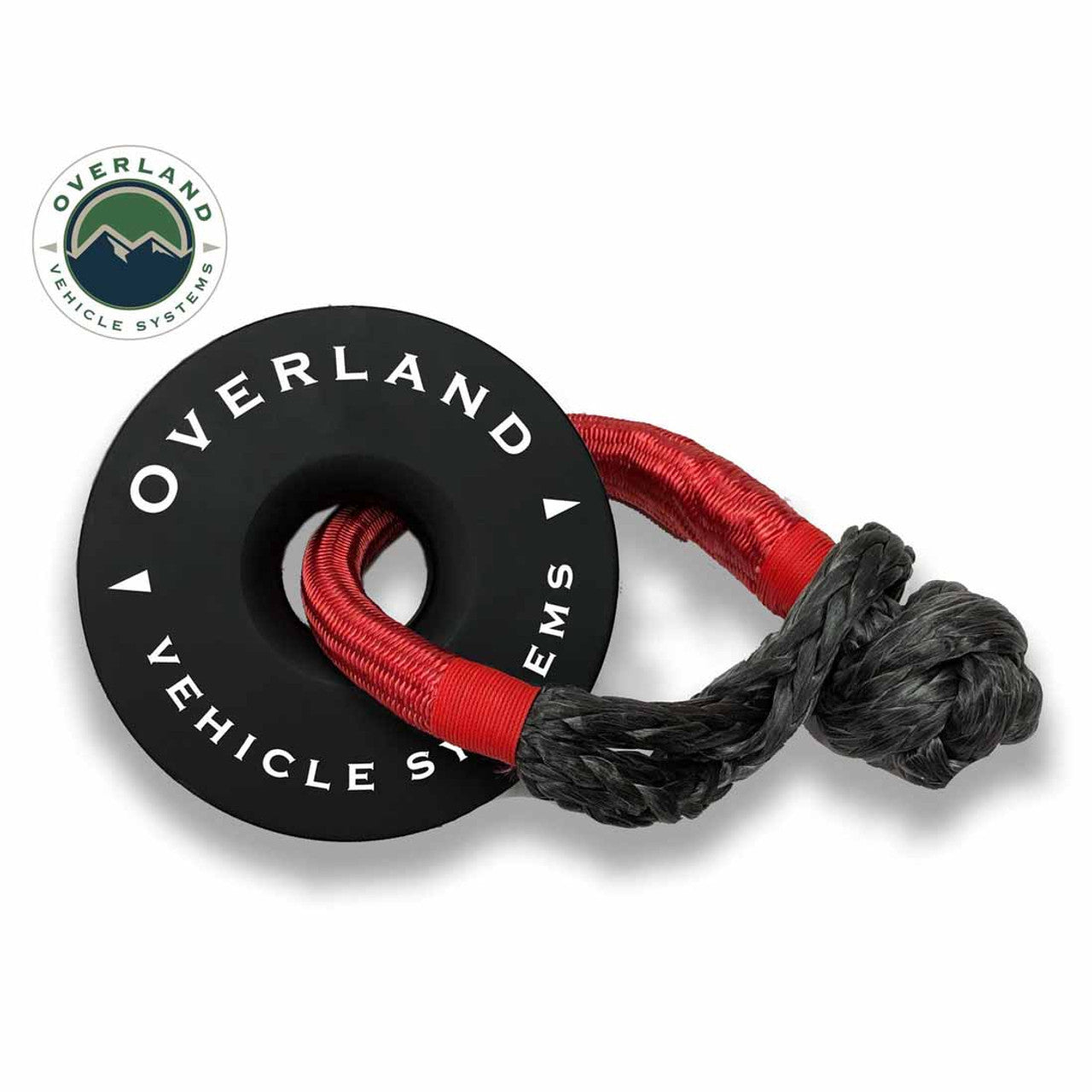 Overland Vehicle Systems Recovery Ring 6.25" | 45,000 lb. Black With Storage Bag