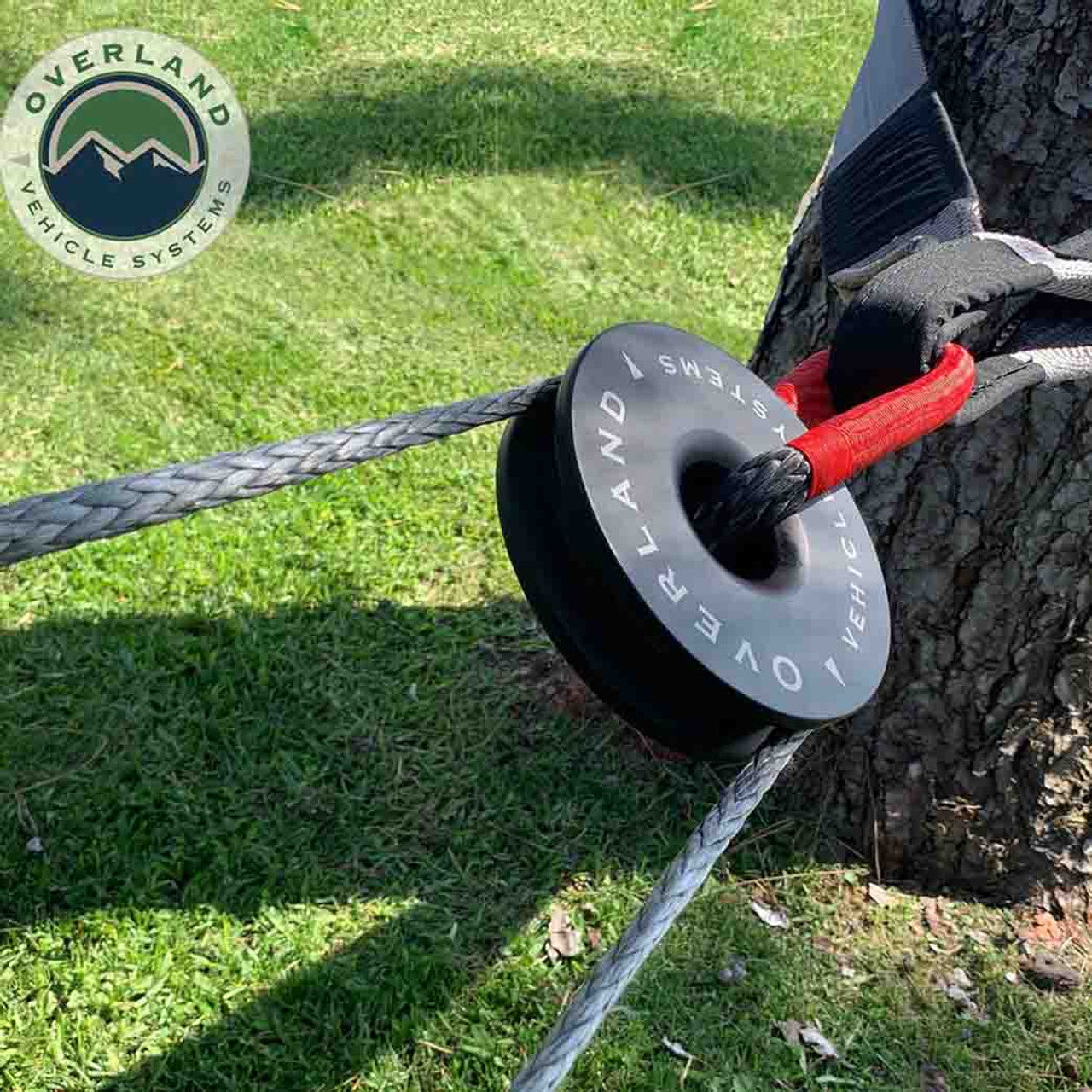 Overland Vehicle Systems Recovery Ring 6.25" | 45,000 lb. Black With Storage Bag