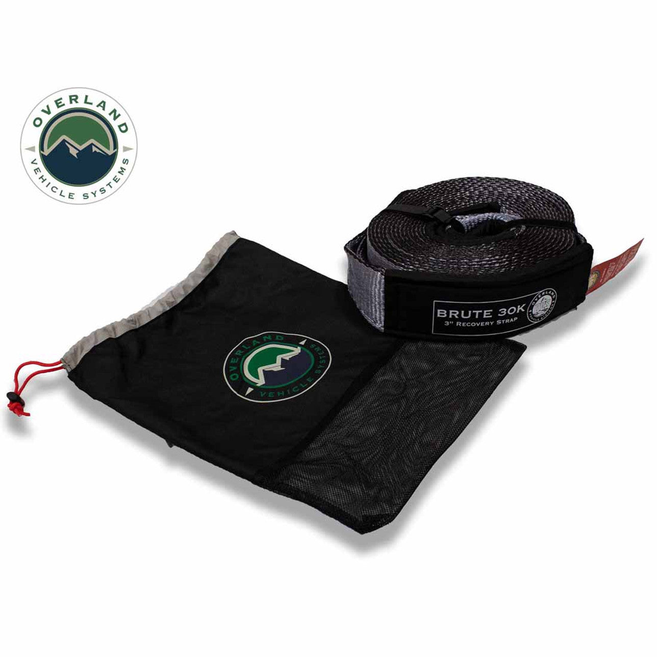 Overland Vehicle Systems Brute Tow Strap 3" x 30' (30,000 LB)