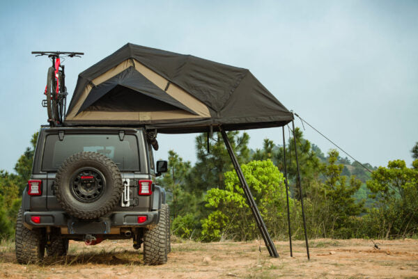 Roveroll ASA HD Shell Roof Top Tent | Durable Rooftop Shelter in Green & Black