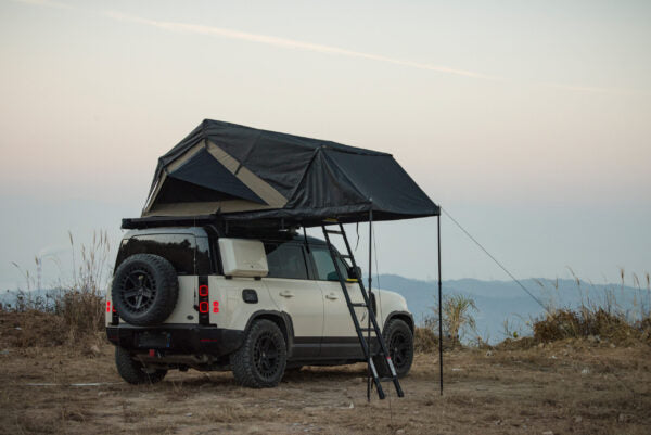 Roveroll ASA HD Shell Roof Top Tent | Durable Rooftop Shelter in Green & Black