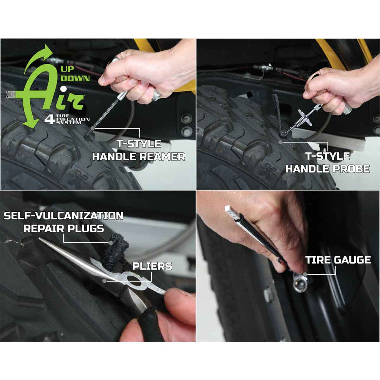 Up Down Air 53 Piece Tire Plug Repair Kit | Off Road Grade