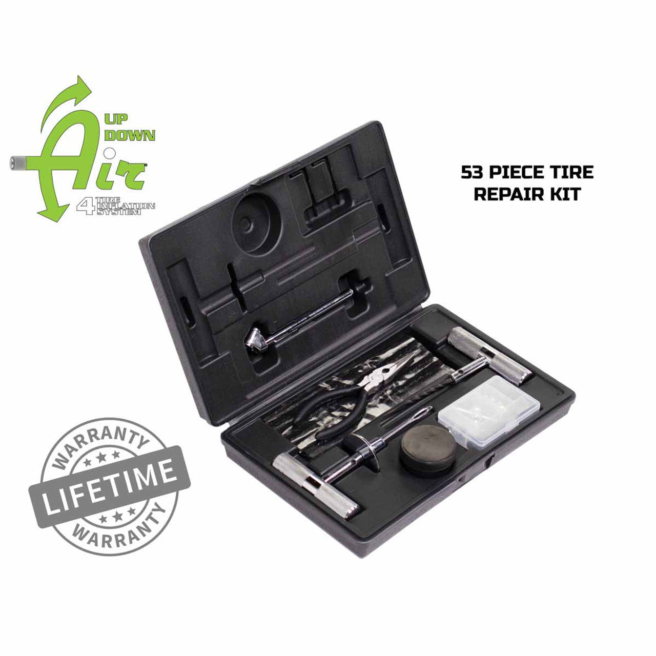 Up Down Air 53 Piece Tire Plug Repair Kit | Off Road Grade