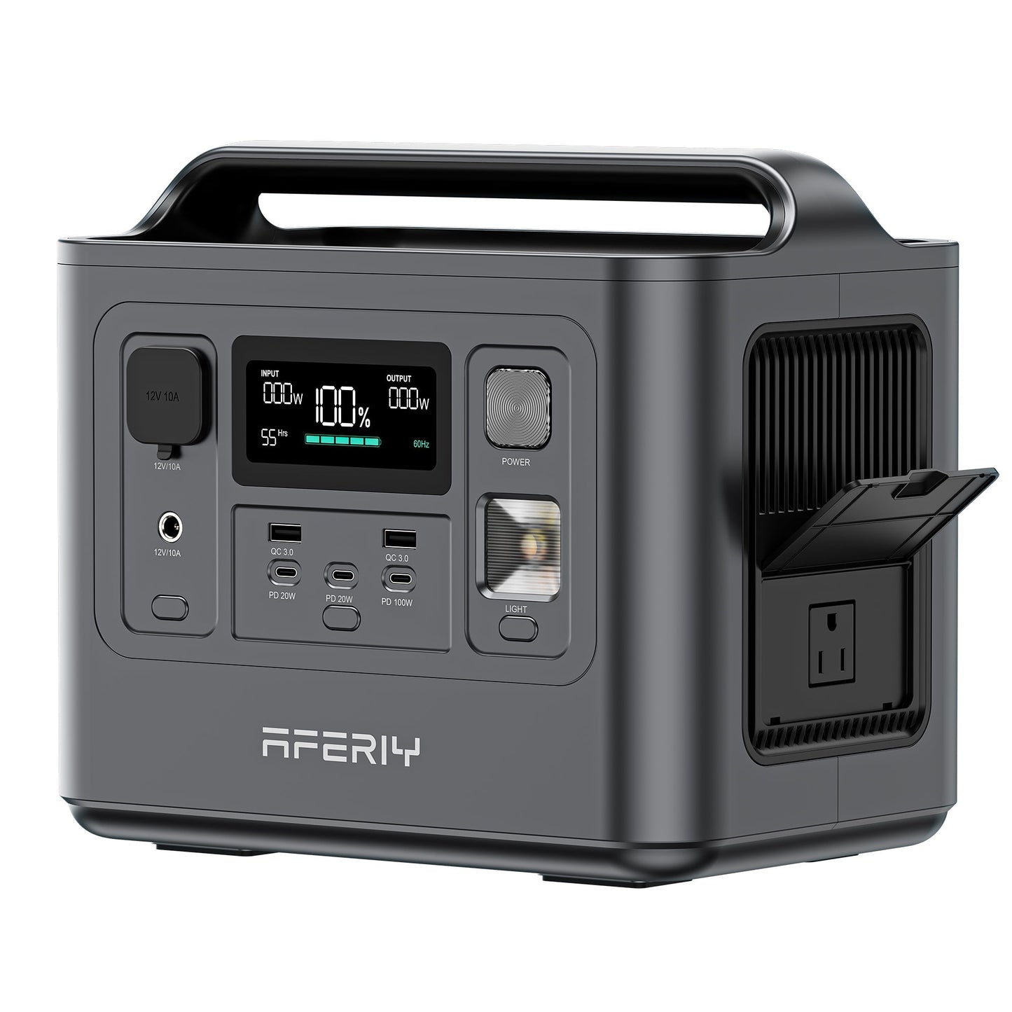 AFERIY Portable Power Stations P010 | Portable Power Station 800W 512Wh | AFERIY