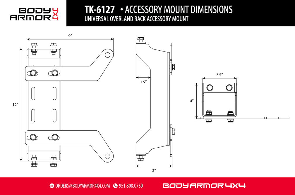 Body Armor 4x4 RACKS Overland Rack for Full Size Trucks | Body Armor 4x4