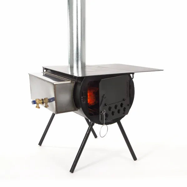 portable wood stoves for tents Colorado Cylinder Stoves Spruce Stove Package