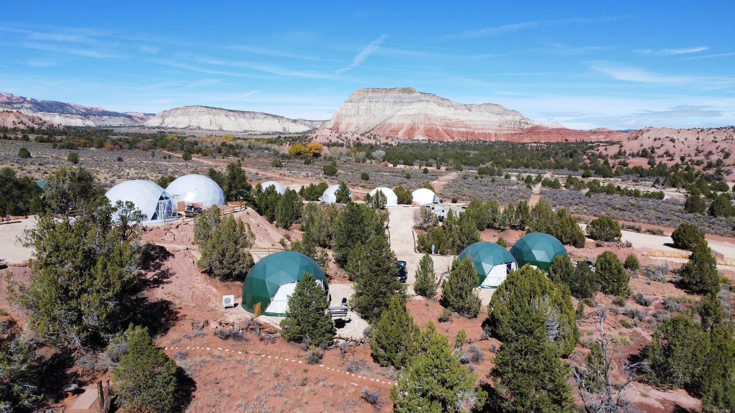 Domespaces geodesic dome DSX Series | Glamping Geodesic Dome | Domespaces