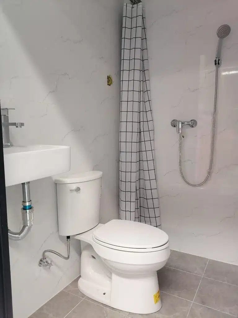 Domespaces geodesic dome Modular Bathroom and Kitchen from Domespaces