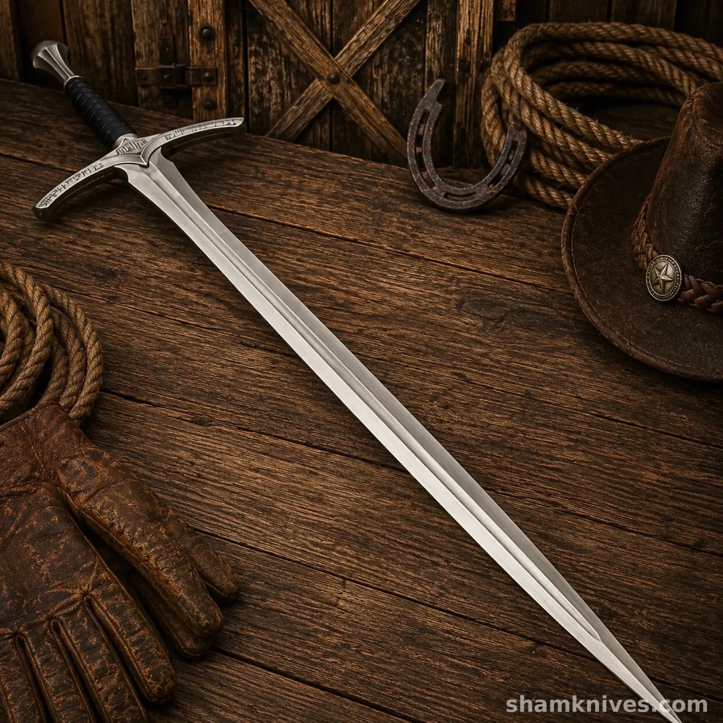Elven Fantasy Sword – High Carbon Steel Wizard Inspired Replica