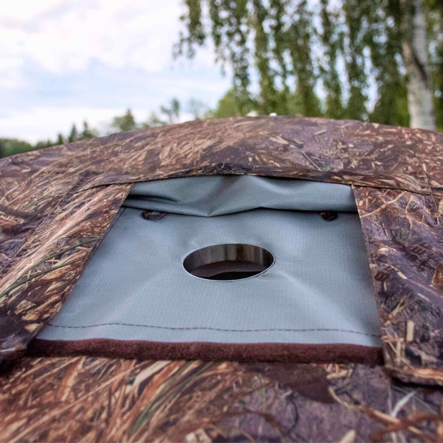 RBM All-Seasons tent Hexagon for 2-9 person + Wood Stove Caminus M + Three-Layer Floor