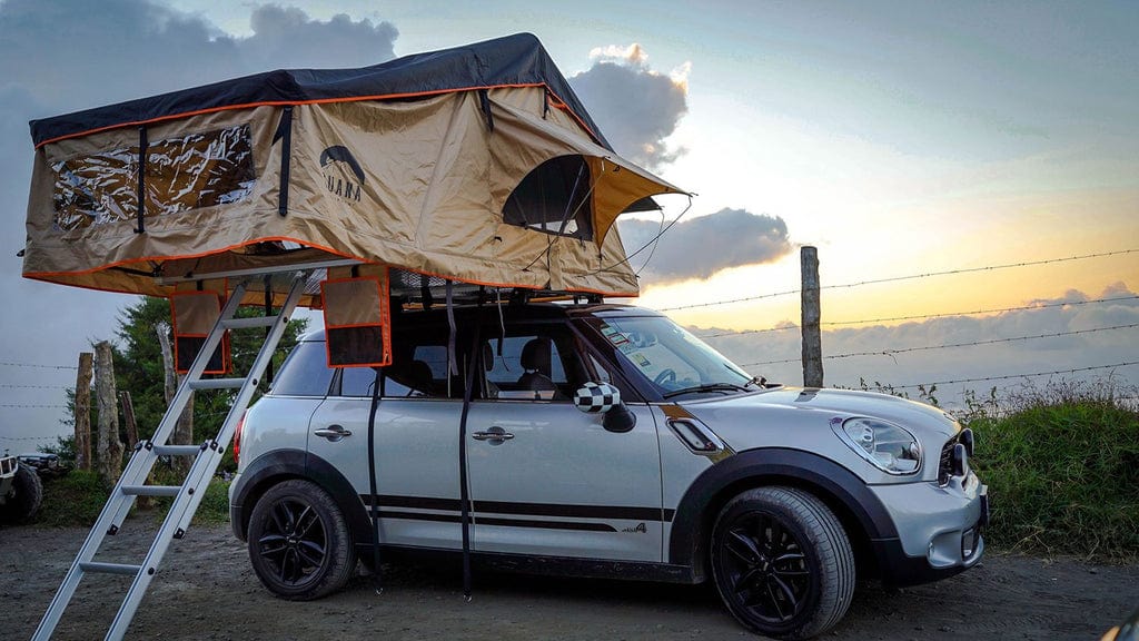 Guana Equipment Rooftop Tent Wanaka 55" 3 Person Rooftop Tent w/ XL Annex