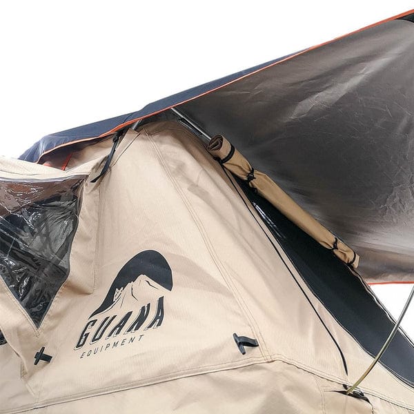 Guana Equipment Rooftop Tent Wanaka 64" 3-4 Person Rooftop Tent w/ XL Annex