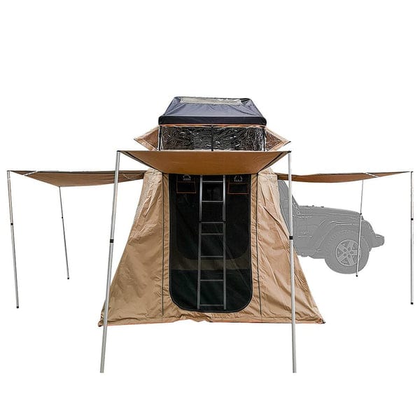 Guana Equipment Rooftop Tent Wanaka 64" 3-4 Person Rooftop Tent w/ XL Annex