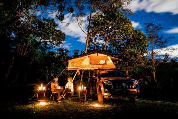 Guana Equipment Rooftop Tent Wanaka 64" 3-4 Person Rooftop Tent w/ XL Annex