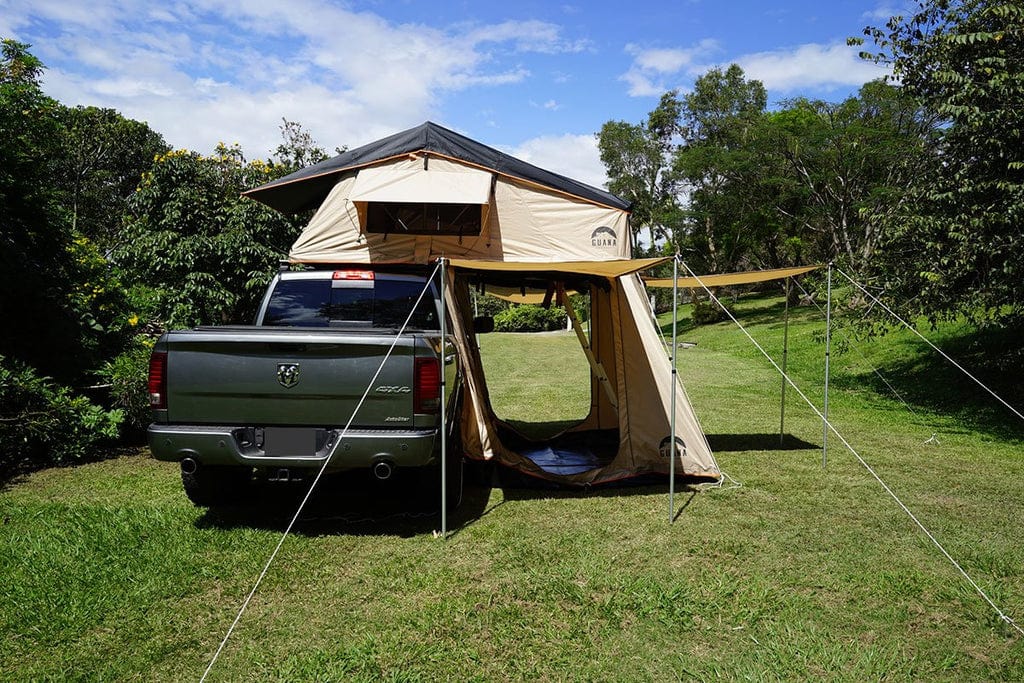 Guana Equipment Rooftop Tent Wanaka 72" 4 Person Rooftop Tent w/ XL Annex