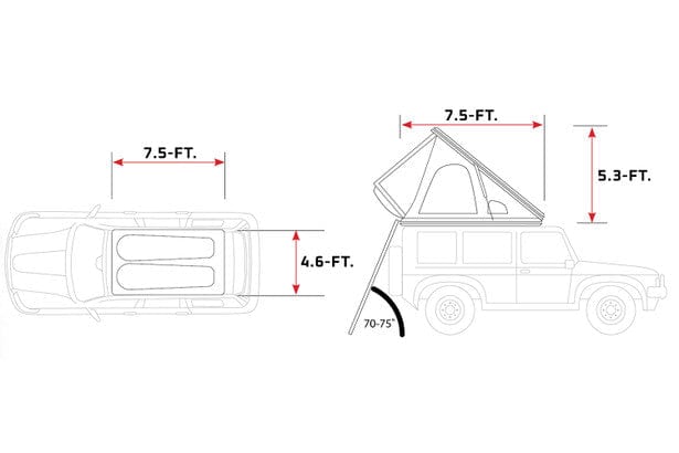 Ironman 4x4 Rooftop Tent Swift 1400 Hard Shell Rooftop Tent from Ironman 4x4