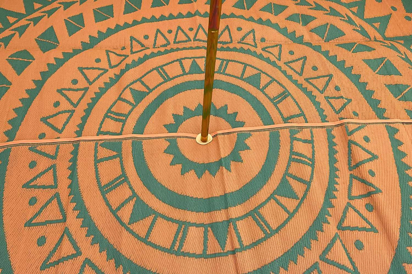 Life inTents Boho Style Bell Tent Floor | Half Moon Rug Set