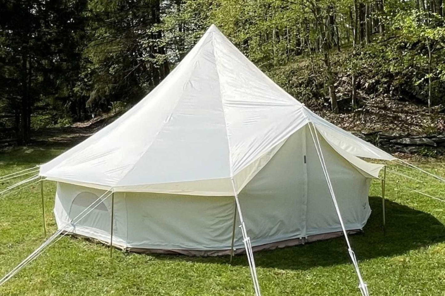 Life inTents Canvas Tent 5M (16 Ft) Life inTents Bell Tent Fly Cover for Frenweh and Stella Tents