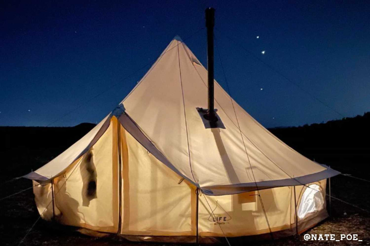 Life inTents Canvas Tent Life inTents Fernweh™ 360 View Canvas Bell Tent 16' (5 Meters)