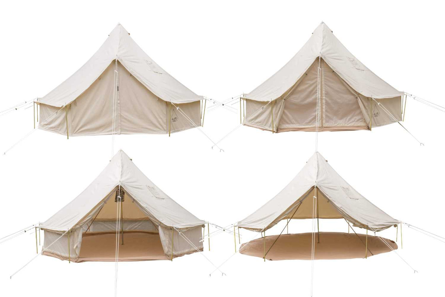 Life inTents Canvas Tent Life inTents Fernweh™ 360 View Canvas Bell Tent 16' (5 Meters)
