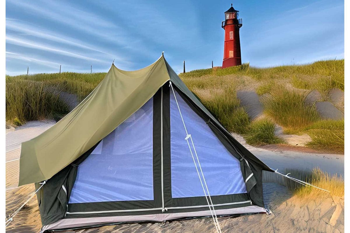 Life inTents Canvas Tent Life inTents Scout About™ Canvas A-Frame Tent 4 Person
