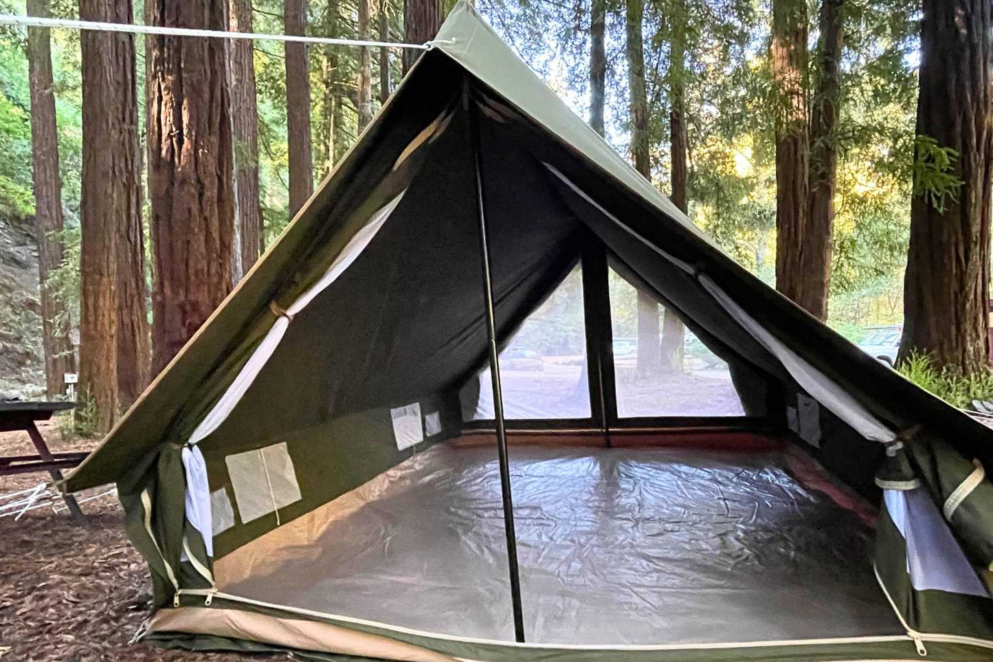 Life inTents Canvas Tent Life inTents Scout About™ Canvas A-Frame Tent 4 Person