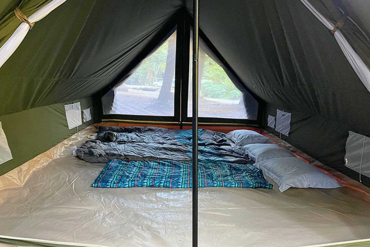 Life inTents Canvas Tent Life inTents Scout About™ Canvas A-Frame Tent 4 Person