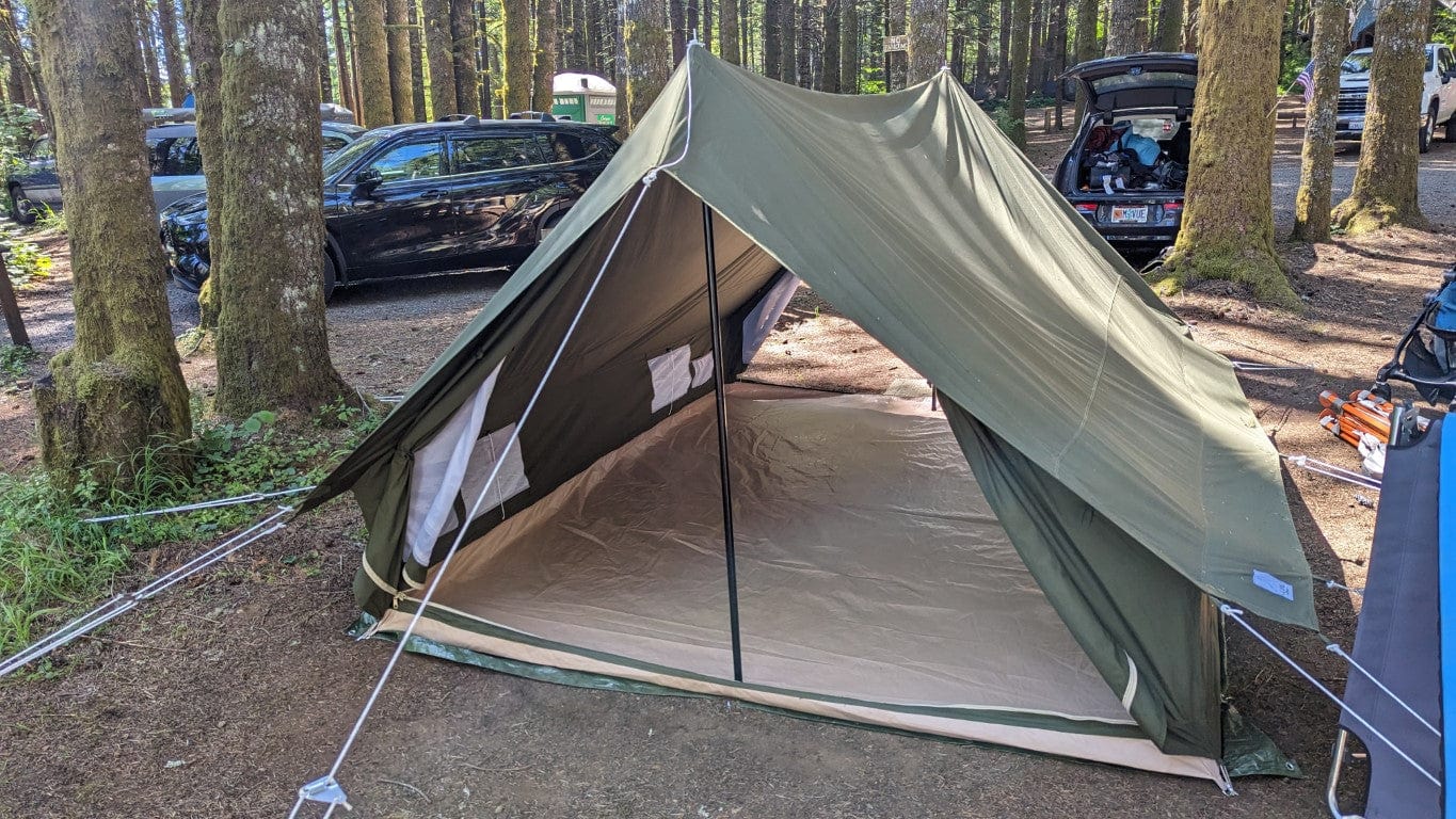 Life inTents Canvas Tent Life inTents Scout About™ Canvas A-Frame Tent 4 Person