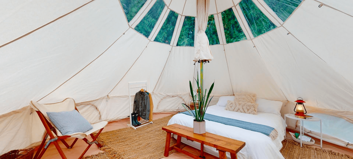 Life inTents Canvas Tent Life inTents Stella Stargazing 360 View Canvas Bell Tent 13' (4 Meters)