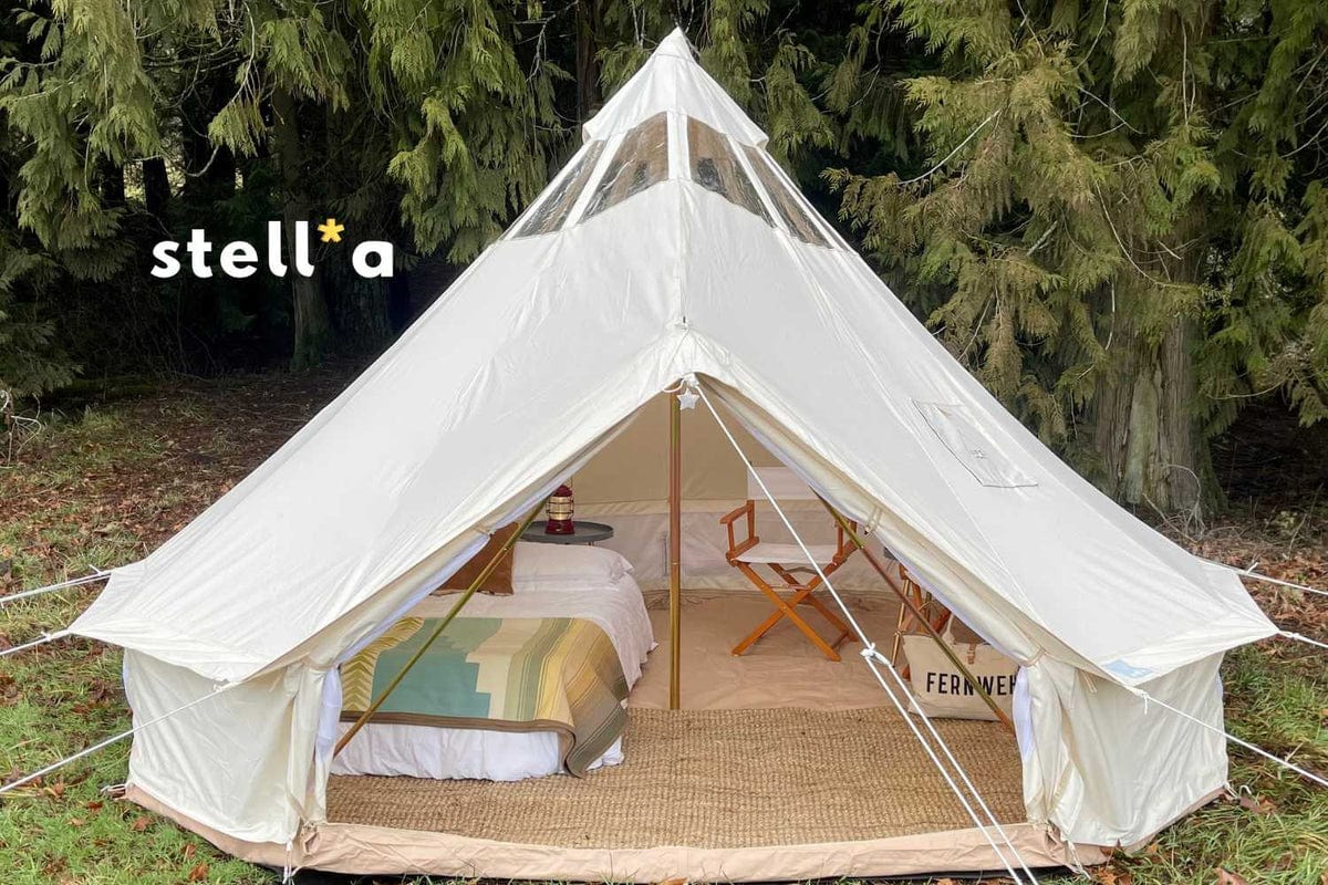 Life inTents Canvas Tent Life inTents Stella Stargazing 360 View Canvas Bell Tent 13' (4 Meters)
