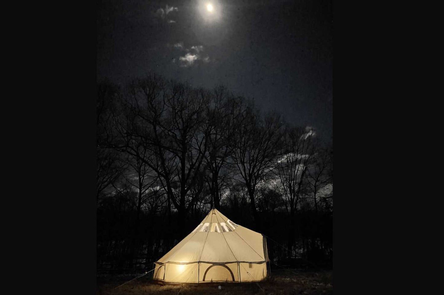Life inTents Canvas Tent Life inTents Stella™ Stargazing 360 View Canvas Bell Tent 16' (5 Meters)