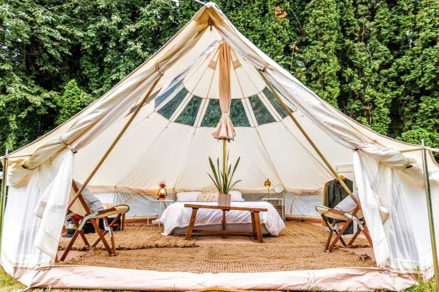 Life inTents Canvas Tent Life inTents Stella™ Stargazing 360 View Canvas Bell Tent 16' (5 Meters)