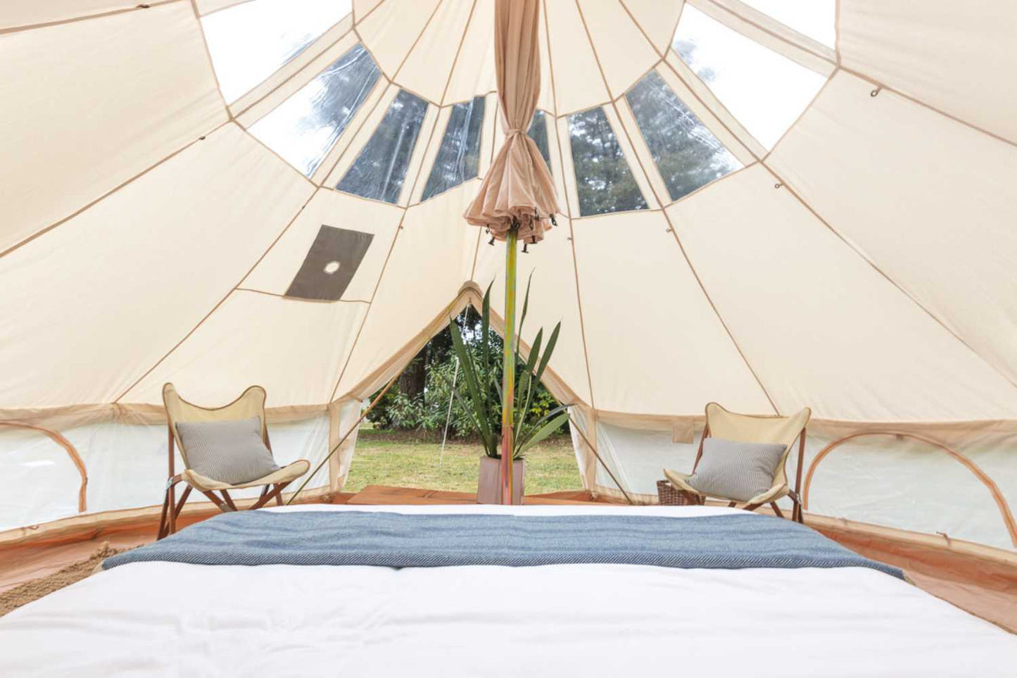 Life inTents Canvas Tent Life inTents Stella™ Stargazing 360 View Canvas Bell Tent 16' (5 Meters)