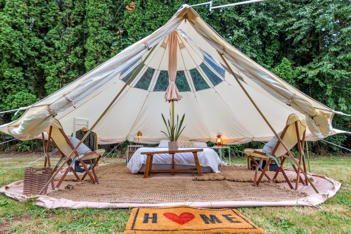 Life inTents Canvas Tent Life inTents Stella™ Stargazing 360 View Canvas Bell Tent 16' (5 Meters)