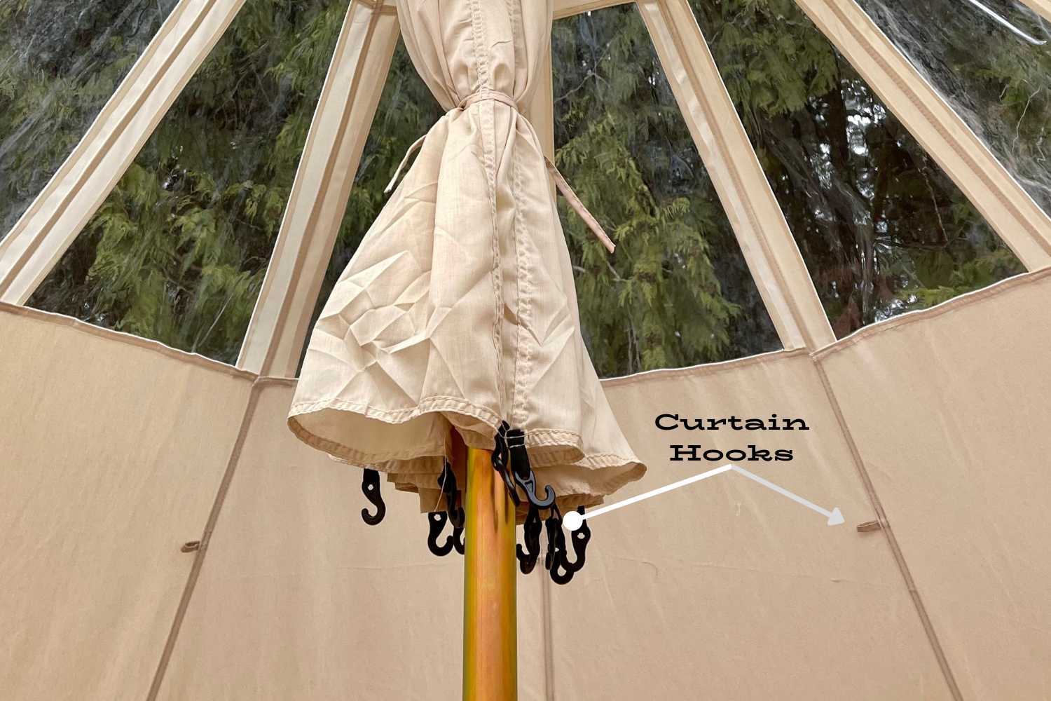 Life inTents Canvas Tent Life inTents Stella™ Stargazing 360 View Canvas Bell Tent 20' (6 Meters)