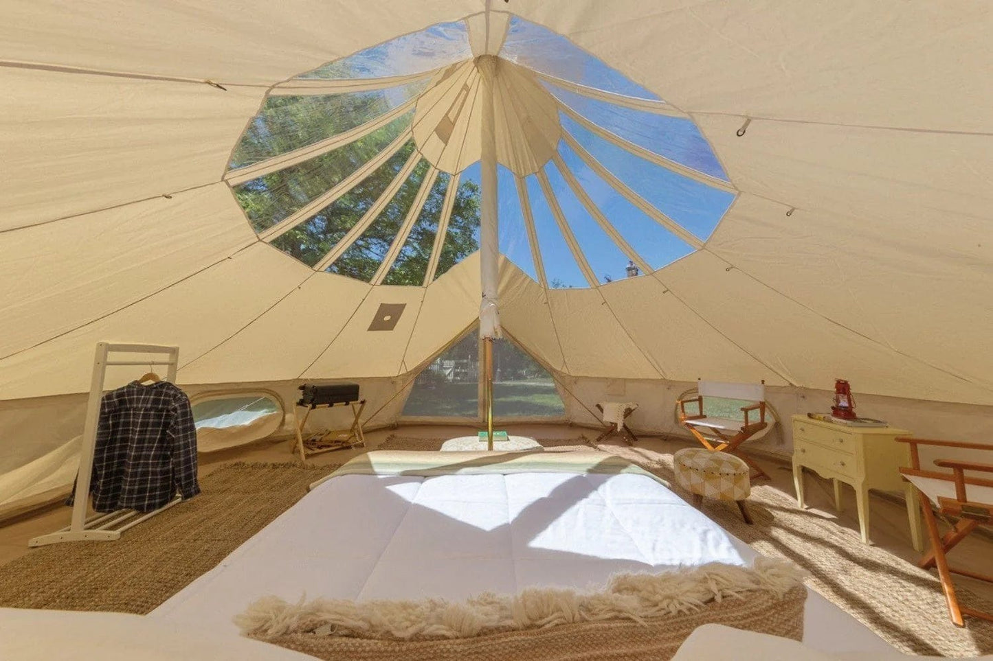 Life inTents Canvas Tent Life inTents Stella™ Stargazing 360 View Canvas Bell Tent 20' (6 Meters)