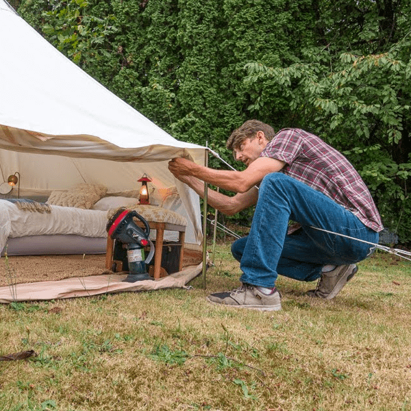 Life inTents Canvas Tent Life inTents Timberline Exchange Canvas Bell Tent 20' (6M)