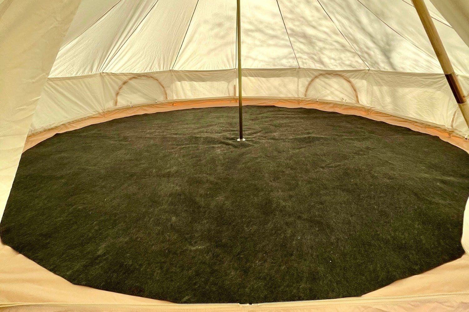 rugs for bell tents Protective Bell Tent Rug