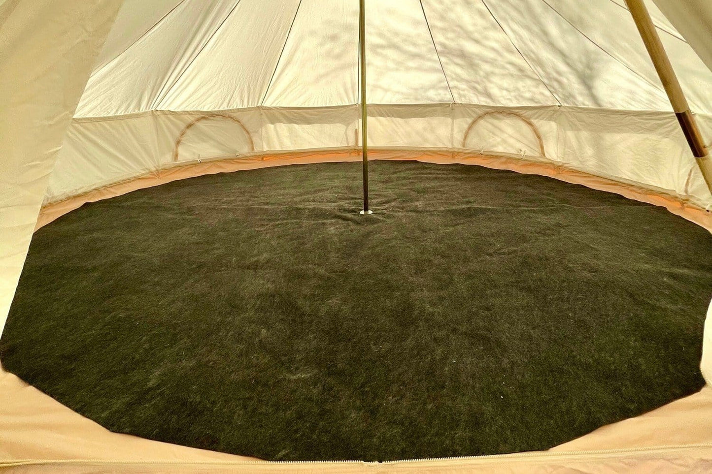Life inTents Tent Accessories Charcoal Protective Bell Tent Rug | 16' (5m)