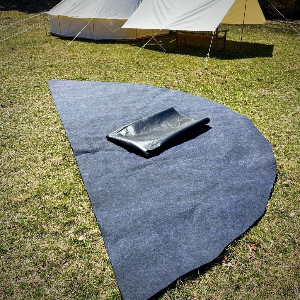 Life inTents Tent Accessories Charcoal Protective Bell Tent Rug | 16' (5m)
