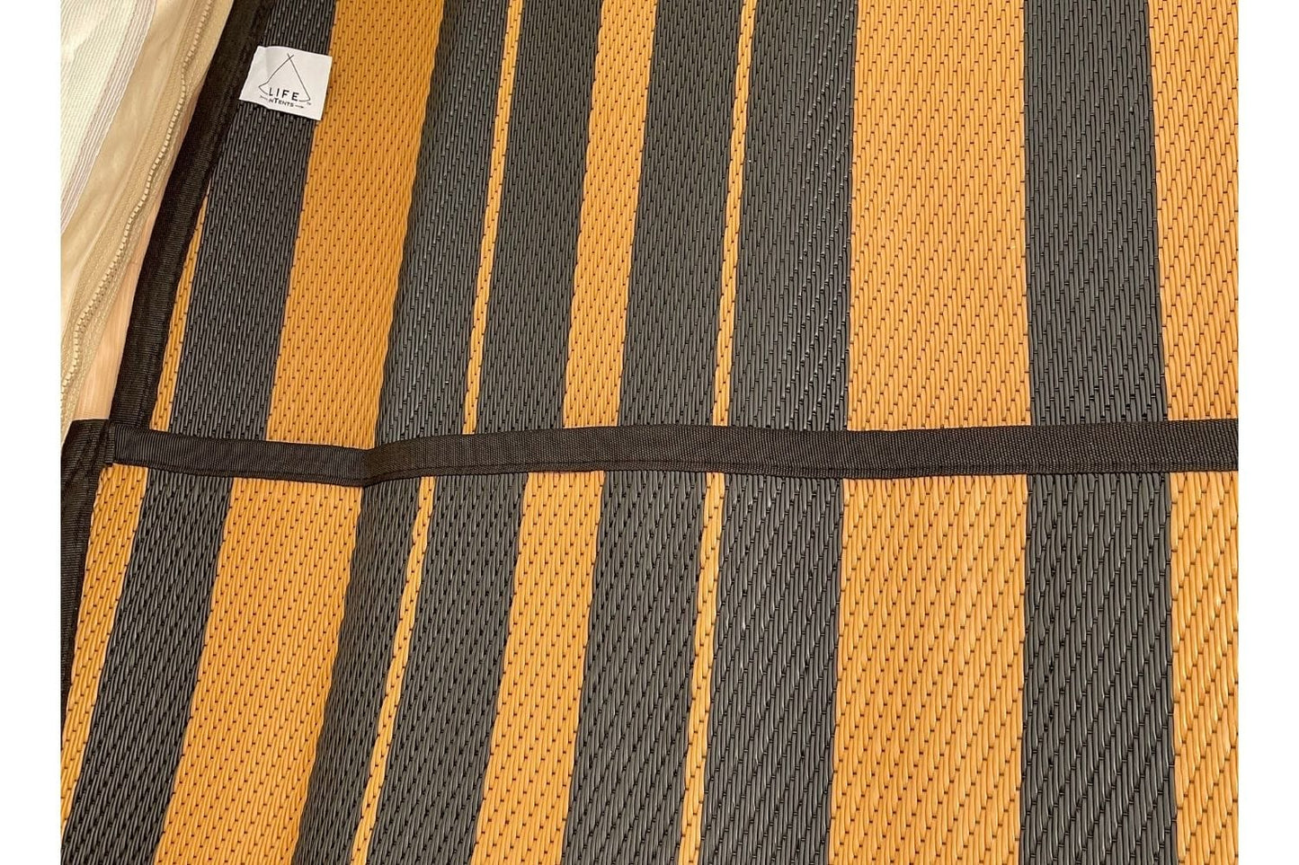 Life inTents Tent Accessories Striped Bell Tent Floor Matting Cover