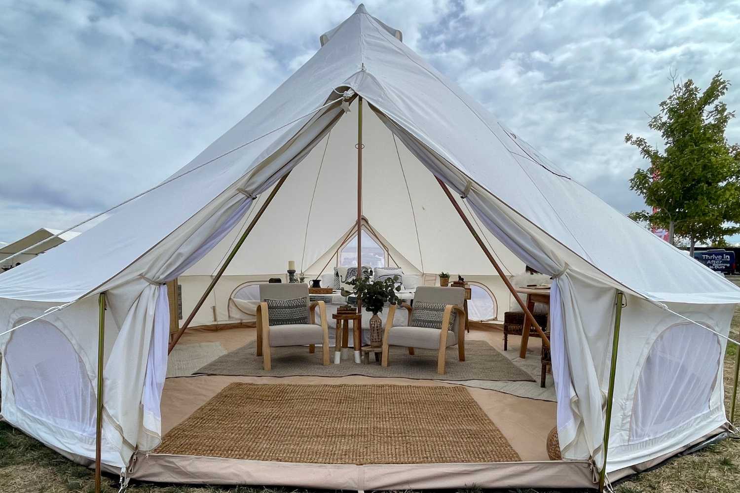 Life inTents Tents Zephyr 19' (6M) Canvas Bell Tent | Life inTents