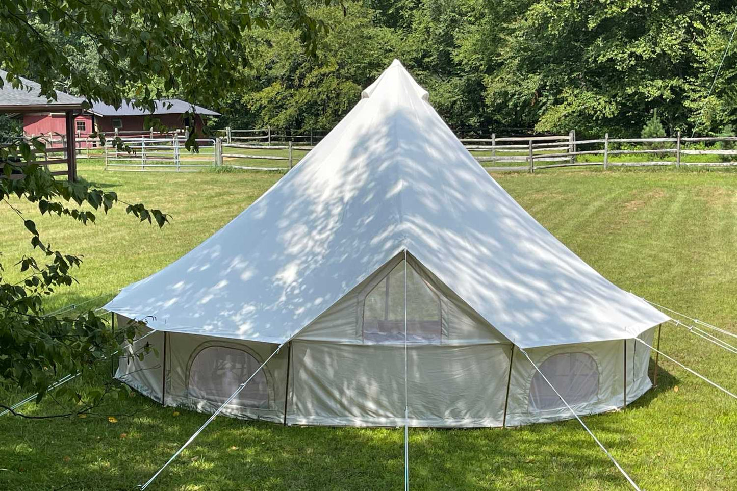 Life inTents Tents Zephyr 19' (6M) Canvas Bell Tent | Life inTents