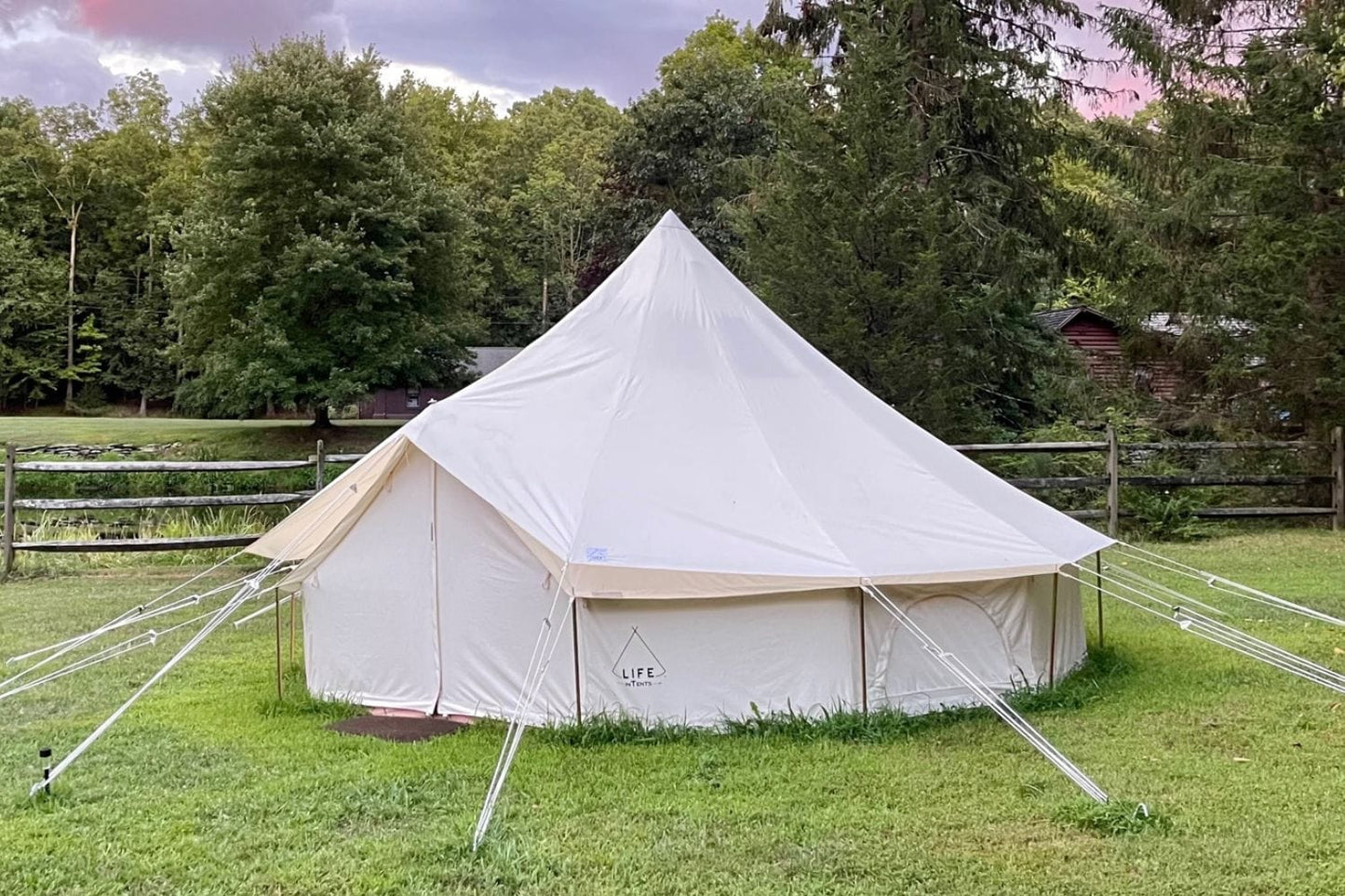 Life inTents Tents Zephyr 19' (6M) Canvas Bell Tent | Life inTents