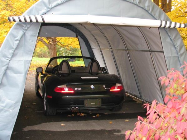 12'W x 20'L x 8'H Round Style Instant Garage | MDM Products