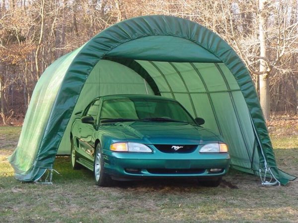 12'W x 20'L x 8'H Round Style Instant Garage | MDM Products